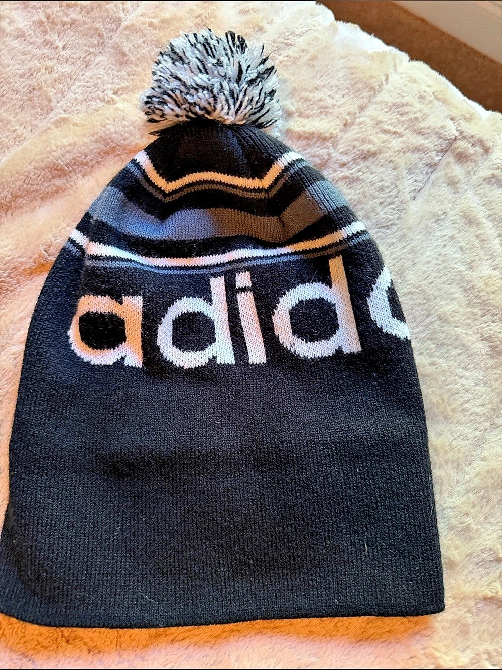 adidas The Adidas Collection Climawarm Pom Beanie Black & White